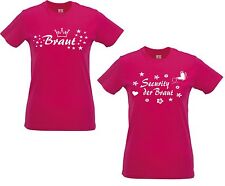 Lady Shirt Damen T-Shirt pink Security der Braut Junggesellinnenabschied für JGA