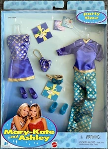 Mary-Kate & Ashley Party Time Mode 1999 Mattel 26563 NRFB - Bild 1 von 2