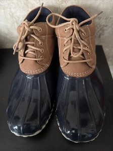 Tommy Hilfiger TWHEAT-T Damengröße 8 Stiefeletten blau Ente Regenstiefel HenHouse Stiefel - Bild 1 von 5