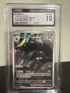 CGC 10 Houndoom Illustration Rare Shrouded Fable 066/064 ENGLISH - Bild 1 von 1