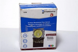 Intermatic T101M 24-hour mechanical time switch, SPST, 120V, Mechanism only - Picture 1 of 5