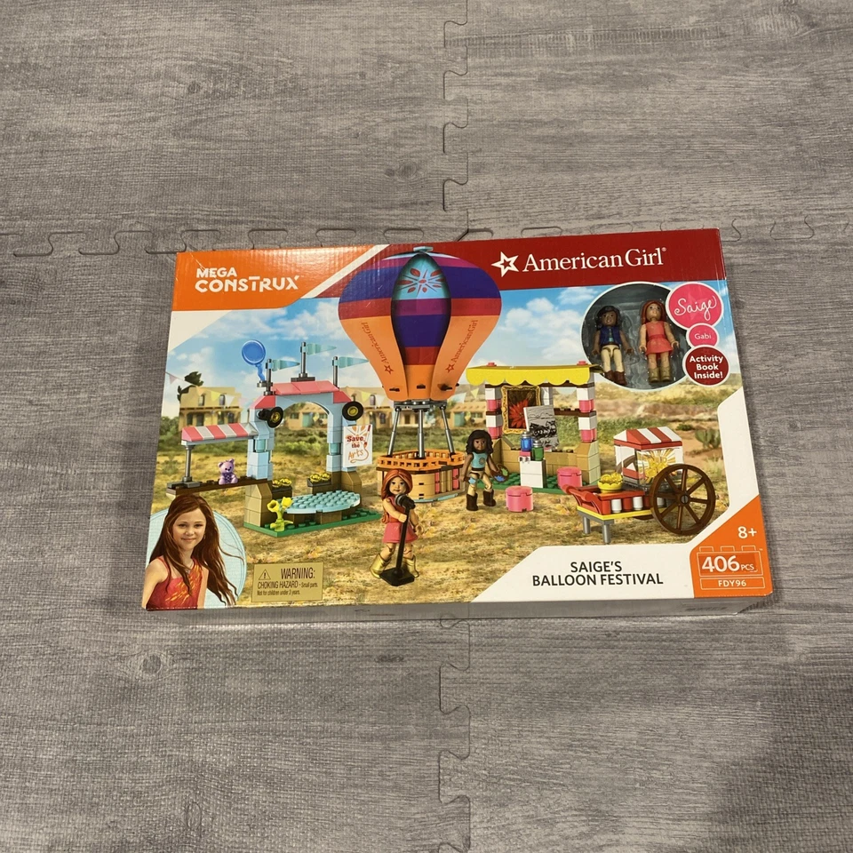 Mega Construx American Girl “Saige's Balloon Festival” Construction Set NIB - Image 1 of 4