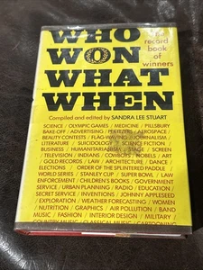 Wer hat was wann gewonnen von Sandra Lee Stuart HC DJ 1977 1. Auflage B-10725 - Bild 1 von 7