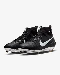 NEW Nike Alpha Huarache NXT Men's Baseball Cleats DJ6517-002 BLACK WHITE Sz 9.5 - Picture 1 of 9
