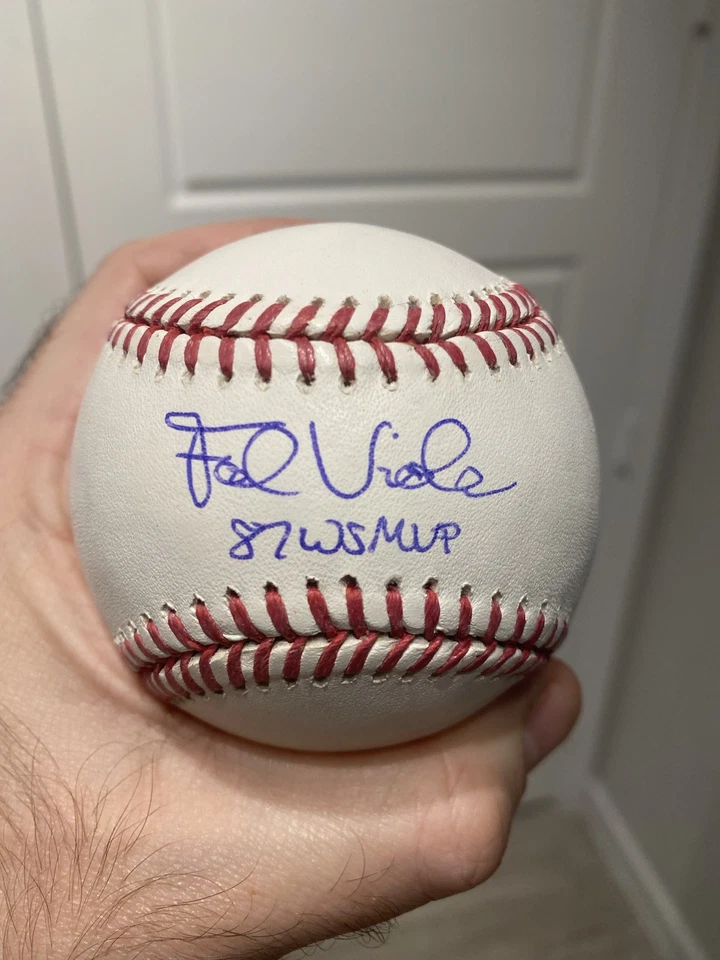 Béisbol firmado por Frank Viola “87 WS MVP” Foto 1 de 2