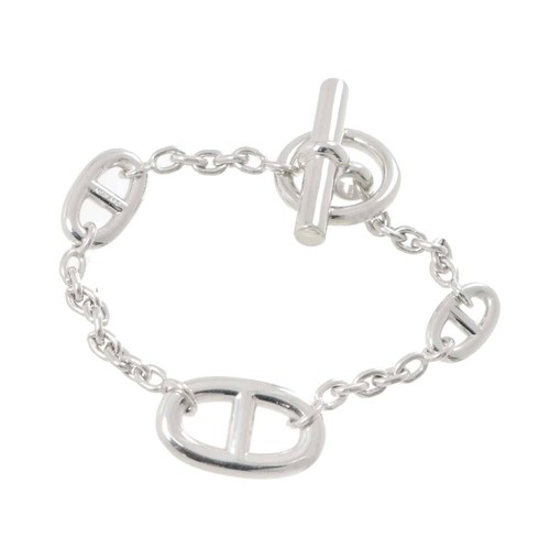 HERMÈS Bracciale HERMES Catena Ancre Farandole 14 5 cm SV Argento 925