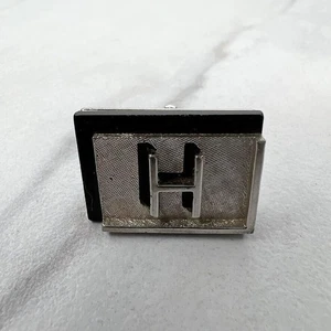 Swank Vintage H Initial Letter Single Cufflink - Picture 1 of 6