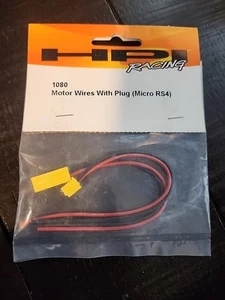 RC HPI Micro RS4 DC Motor Plug Set 1080-HR - Picture 1 of 1
