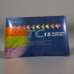 Intech Diamond TC Multicolor Golf Balls – 15 Pack - Pink, Yellow, Orange NEW!!! - Picture 1 of 2