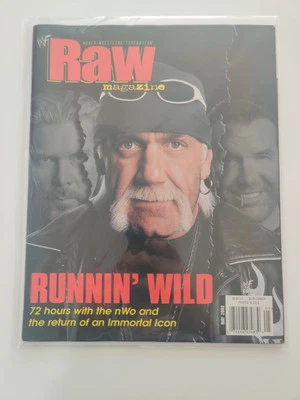 WWF RAW Magazine HULK HOGAN NWO Wrestling May 2002 CHRIS JERICHO Y2J POSTER - Image 1 of 3