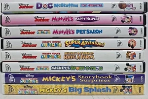 Disney Junior Mickey Mouse Clubhouse DVD Lot Of 8 Minnie Mouse Doc McStuffins - Picture 1 of 18