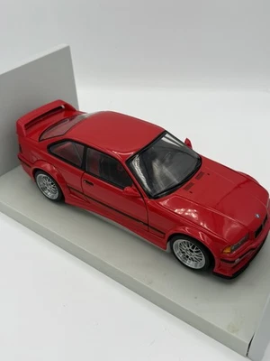 UT Models BMW M3 GTR Street Car RED 1/18 Scale Die Cast Car Boxed Very Rare - Image 1 of 4