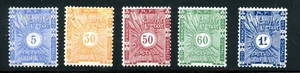 LOT 31964 MINT H OG J1/J8 (J1 HAS A THIN) STAMPS SOMALIA COAST FRENCH COLONY - Picture 1 of 1