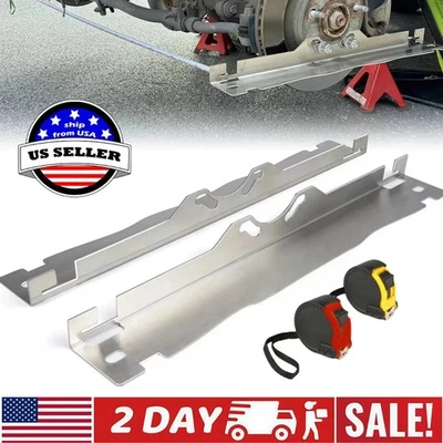 Wheel Alignment Tool Toe Plates Accurate Measurements with 2 Tape Measures US Foto 1 de 4