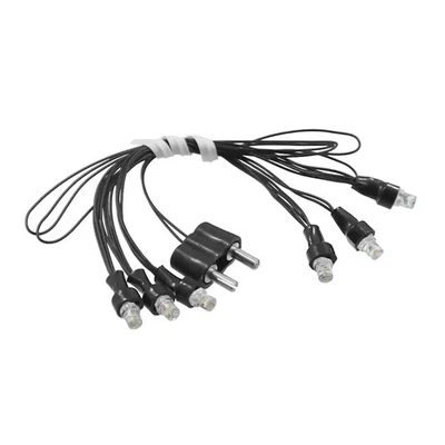 Illuminazione Presepe/Case delle Bambole, Catena Luminosa a LED da 6 con Cavo/Spina, 3,5V - Immagine 1 di 3