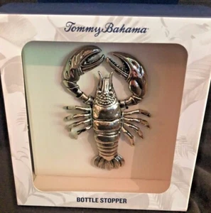 Tommy Bahama Enameled Metal Bottle Stopper, Silver Accent - BRAND NEW - Imagen 1 de 1