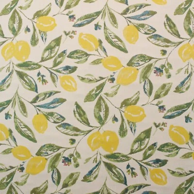 BALLARD DESIGNS LISBON CITRUS YELLOW SUNBRELLA PERFORMANCE FABRIC BY YARD 54"W - Image 1 of 4