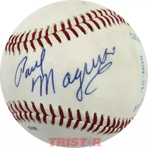 Béisbol TRISTAR autografiado de la Liga Sur de Paul Maguire - cargadores, facturas - Imagen 1 de 2