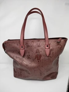 Piero Guidi Burgunder Leder Magic Circus Golden Age Nicole Tasche Handtasche - Bild 1 von 6