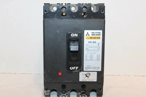 Mitsubishi No-Fuse Circuit Breaker NF100-HA, 40/60 Amp, 3 Pole NOS - Picture 1 of 6