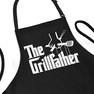 Funny Apron Gift for Dad, The Grillfather Fathers Day Present for Men 