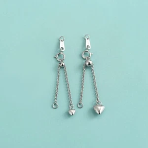 Extensión de pulsera de cadena Rolo 6,6 cm plata de ley 925 A5413 - Imagen 1 de 6