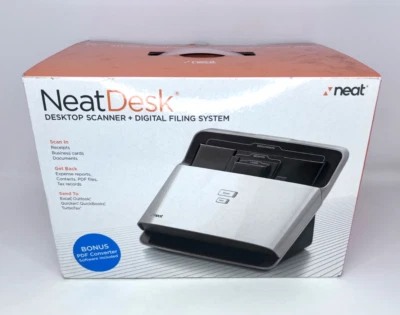 Neat Company NeatDesk Desktop Scanner and Digital Filing System NEW ND-1000 - Image 1 of 3
