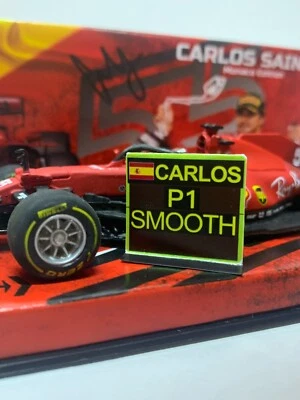 Pitboard 1:43/1:18 (Pizarra F1) / Carlos Sainz (Ferrari) 2024 P1 SMOOTH - Imagen 1 de 4