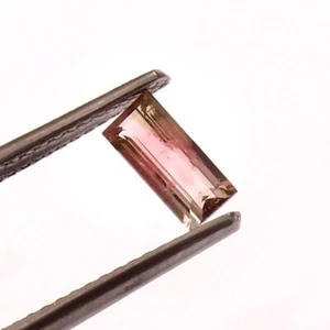 Loose Gemstone Natural Bio Tourmaline Emerald Cut Faceted Baguette Gemstone A779 - Picture 1 of 3