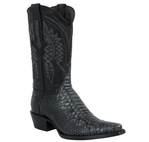 python snake skin boots