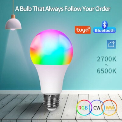   Smart LED Light Bulbs Alexa/Google (3 pack)...