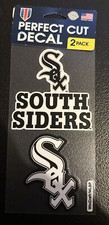 CHICAGO WHITE SOX PERFECT CUT DECAL 2 PACK MLB LICENSED