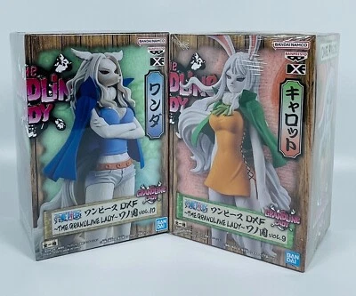 One Piece DXF The Grandline Lady Wanokuni Figures Set Wanda & Zanahoria BANPR... - Imagen 1 de 4