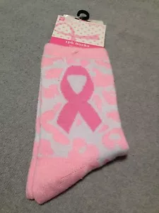 1 Confezione Calze Donna Caviglia Susan B Koman Cancro al Seno Rosa 9-11 Misto Acrilico - Foto 1 di 12