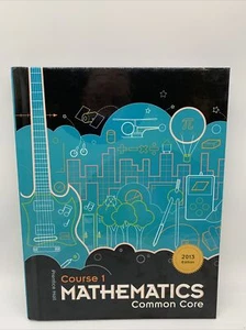 Prentice Hall Mathematics 1 Student Text, 2013 Edition Hardback, NEW 6th Grade - Picture 1 of 4