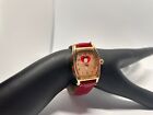 Vintage Collectable Betty Boop Watch With Bright Red Wrist Band Made In Japan