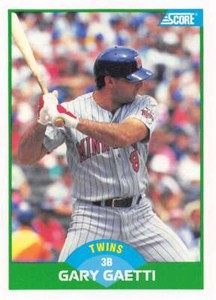 1989 Score #8 Gary Gaetti NM-MT Twins 