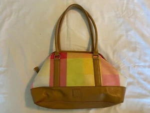 Liz Claiborne Large Multi-Colored Panel Purse - Picture 1 of 8