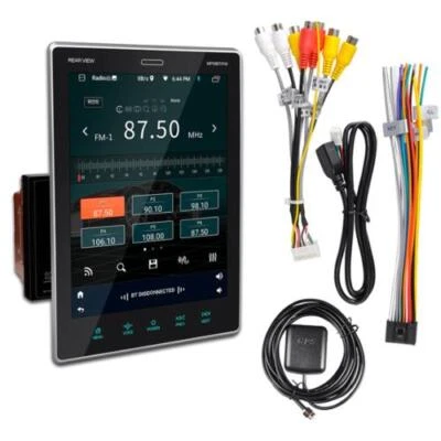 Radio estéreo para automóvil 2 Din 9,5 pulgadas Bluetooth WiFi FM reproductor de MP5 Android 9,0 cuatro núcleos Foto 1 de 4