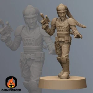 Freedom Fighter Leader Star wars Legion Miniature 3D Printed Resin Mini - Picture 1 of 3