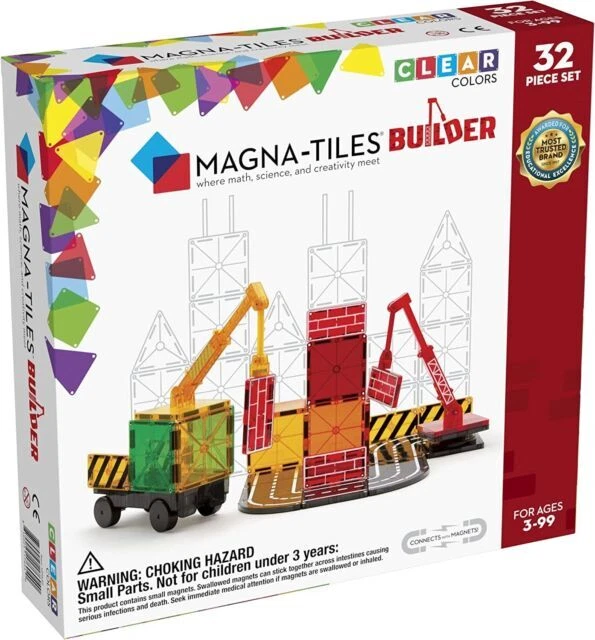 Magna-Tiles Magnetic Builder 32-Piece Set - 21632