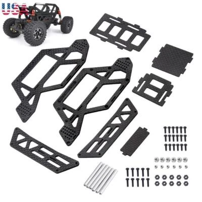 Carbon Fiber Rock Buggy Frame Roll Cage Body Chassis For Axial SCX24 1/24 Parts - Image 1 of 4