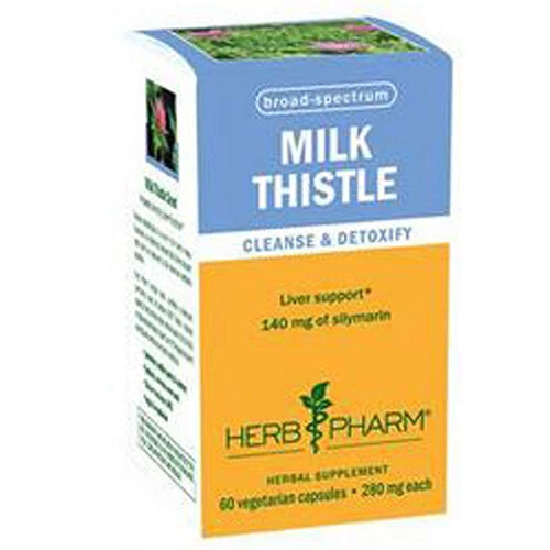 Cardo mariano 140 mg 60 vcaps de Herb Pharm Foto 1 de 1