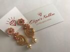 Gold Tonned Earrings Indian Bollywood Style