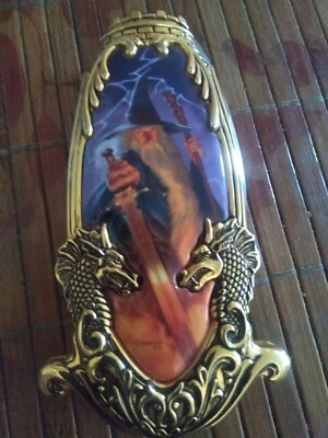 Franklin Mint Pocket Knife with Case Lord of The Rings Gandalf The White VGC - Image 1 of 4