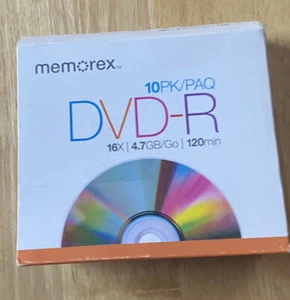 Memorex DVD-R 4.7GB/Go 120 Minutes - Picture 1 of 3