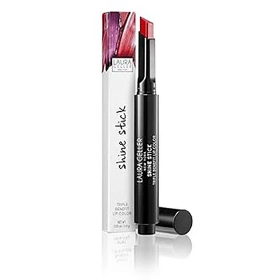 New Laura Geller Shine Stick Triple Benefit Lip Color - Radiant Red (FULL SIZE)