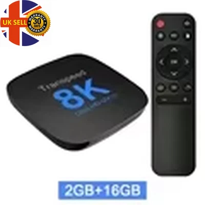 Transpeed Android 13 TV Box ATV Doppio Wifi con App TV 8K Video BT5.0+ RK3528 4K - Immagine 1 di 4