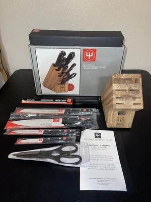 Juego de bloques de cocina Wusthof Trident Curley 7 piezas Alemania Nuevo en caja Foto 1 de 4