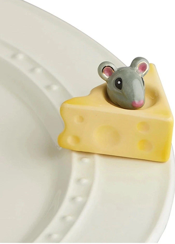 Queso Nora Fleming ¡Por favor! Ratón y Queso Mini A223 Nuevo Foto 1 de 1